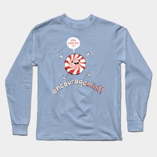 ENCOURAGEMINT (Red Peppermint) Long Sleeve T-Shirt